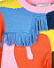 Джемпер в стиле color block с бахромой Stella McCartney | Фото 5