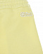 Желтые шорты с кружевной отделкой  | Фото 3