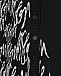 Черный кардиган с белым лого MSGM | Фото 15