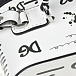 Черно-белая сумка с принтом &quot;Граффити&quot;, 14х18х8 см Dolce&Gabbana | Фото 5