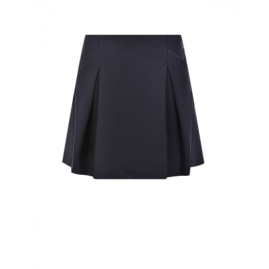 Темно-синяя юбка с карманами Emporio Armani | Фото 1