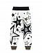 Белые спортивные брюки с принтом &quot;Millennials star&quot; Dolce&Gabbana | Фото 2