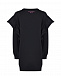 Черное платье-свитшот с рюшами  | Фото 3
