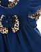Платье из синего вельвета Monnalisa | Фото 3