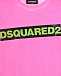 Розовая футболка с зеленым логотипом Dsquared2 | Фото 3