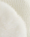 Белая шапка с меховой отделкой Il Trenino | Фото 3