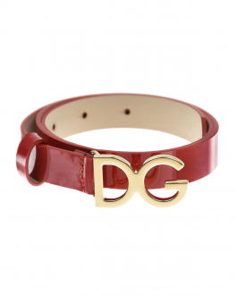 Красный лакированный ремень Dolce&Gabbana Красный, арт. EE0040 A1471 87124 | Фото 1