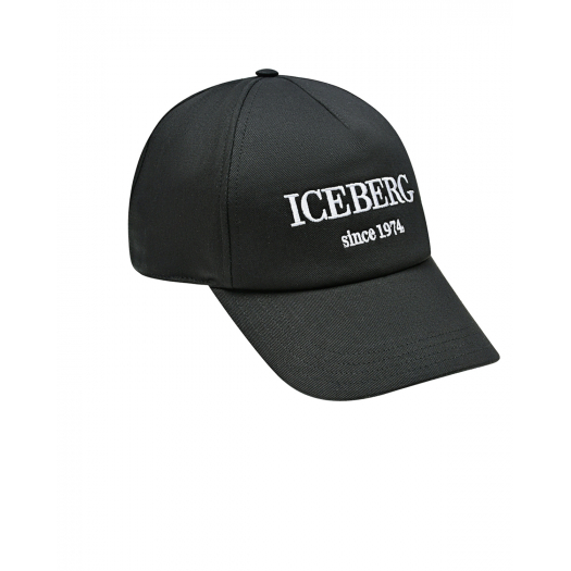 Черная кепка с лого Iceberg | Фото 1