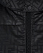 Черное стеганое пальто с капюшоном Fendi | Фото 3