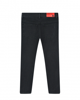 Черные джинсы slim fit Dolce&Gabbana Черный, арт. L42F15 LDA05 N0000 | Фото 2