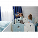 Манеж Kids SUPREME Space blue с качелями, 200x200 UNIX Kids | Фото 5