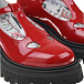 Красные лаковые туфли Mary Jane на рифленой подошве Dolce&Gabbana | Фото 6