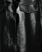 Жакет из кожи, черный Ploomle | Фото 3