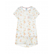 Белая пижама с цветочным принтом Sanetta | Фото 1