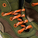 Ботинки цвета хаки с оранжевыми шнурками Walkey | Фото 6