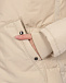 Бежевое стеганое пальто с накладными карманами Parajumpers | Фото 6