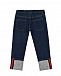 Синие джинсы с отворотами GUCCI | Фото 2