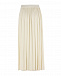 Плиссированная юбка кремового цвета Panicale | Фото 4