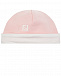 Розовый комплект (комбинезон, шапка, слюнявчик) Fendi | Фото 4