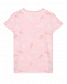 Розовая пижама с принтом &quot;листья&quot; Sanetta | Фото 3