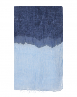 Льняной шарф, 57x192 см 120% Lino Синий, арт. Y0WM086 000G201 700 Y728 | Фото 2