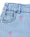 Джинсовые шорты с вышивкой Stella McCartney | Фото 3