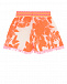 Оранжевые шорты с вышивкой и рюшами Eirene | Фото 2