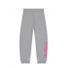 Серые спортивные брюки с розовым лого MM6 Maison Margiela | Фото 1