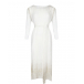 Бело-золотистое платье с плиссировкой Dan Maralex | Фото 1