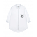 Удлиненная белая рубашка MM6 Maison Margiela | Фото 1