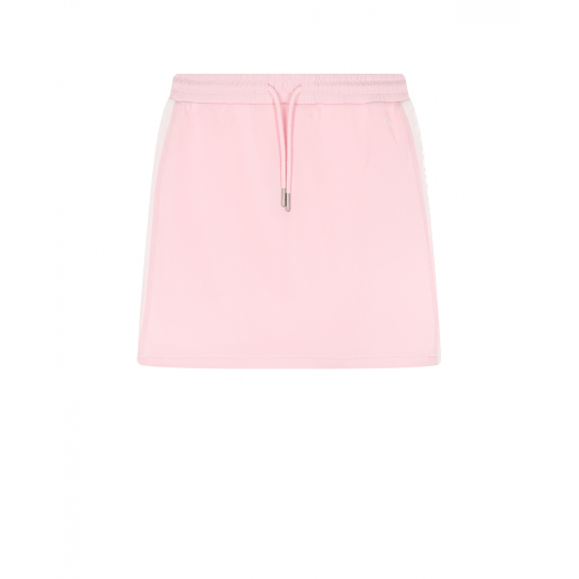 Розовая юбка с поясом на резинке Calvin Klein | Фото 1