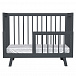 Кроватка для новорожденного, модель Aria темно-серая Lilla | Фото 3