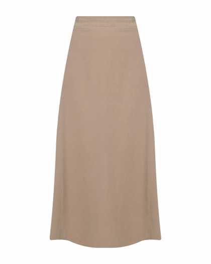 Вельветовая юбка светло-коричневого цвета Panicale | Фото 1