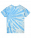 Голубая футболка с принтом &quot;tie-dye&quot; Dolce&Gabbana | Фото 2