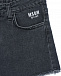 Черные джинсовые шорты с бахромой MSGM | Фото 4