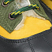 Ботинки с меховой подкладкой, черно-зеленые Walkey | Фото 6