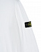 Белая спортивная куртка с лого на рукаве  | Фото 3