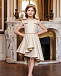 Платье золотого цвета с асимметричной юбкой Eirene | Фото 2