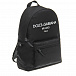 Черный рюкзак с логотипом 35х28х18 см Dolce&Gabbana | Фото 2