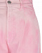 Розовые джинсы с принтом tie dye  | Фото 6