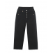Черные джинсы с поясом на резинке MM6 Maison Margiela | Фото 1