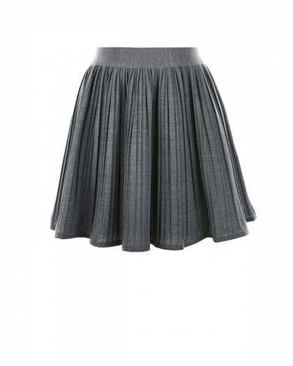 Серая юбка с плиссированными складками Aletta | Фото 1