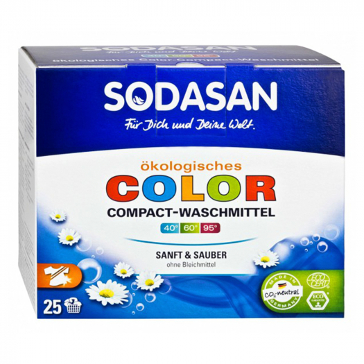 Стиральный порошок-концентрат для изделий из цветных тканей, 1,2 кг Sodasan | Фото 1