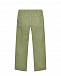 Льняные брюки цвета хаки IL Gufo | Фото 2