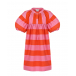 Розовое платье в полоску Stella McCartney | Фото 1