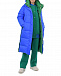 Двустороннее пальто-пуховик, синий/зеленый Yves Salomon | Фото 4