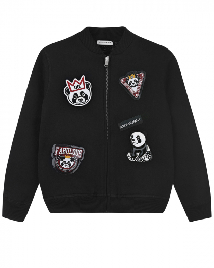 Спортивная куртка с патчами Dolce&Gabbana | Фото 1