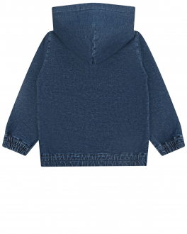 Спортивная куртка из трикотажного денима Dolce&Gabbana Синий, арт. L1JWCN G7BVO S9000 | Фото 2