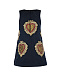 Жаккардовое платье с нашивками Dolce&Gabbana | Фото 2