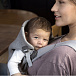 Светло-серый рюкзак-кенгуру Mini 3D Mesh Baby Bjorn | Фото 3